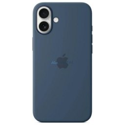 Etui Apple MYY23ZM/A iPhone 16 6.1" MagSafe granatowy/denim Silicone Case