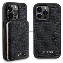 Guess GUBPM5P14L4GEMGK set iPhone 14 Pro 6.1" hardcase + Powerbank 5000mAh MagSafe black 4G Met