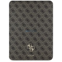 Guess GUFC13RM24PS4SGW iPad Air 13" 2024 brown Magnetic 4G Big Logo