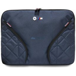 Bag BMW Nylon Pockets & Metal Logo Sleeve 16" navy