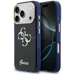 Case Guess IML 4G Script Metal for iPhone 17 Pro blue