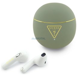 TWS Earphones Guess Gold Line Triangle khaki