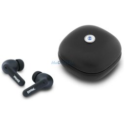Headphones Bluetooth TWS BMW Leather Metal Logo ENC black