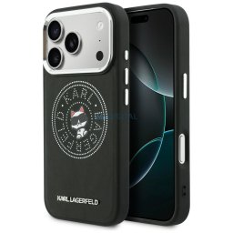 Case Karl Lagerfeld Point & Choupette Sketch MagSafe for iPhone 17 Pro black