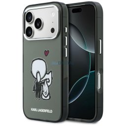 Case Karl Lagerfeld Karl & Choupette Back MagSafe for iPhone 17 Pro black