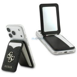 Wallet with mirror Guess 4G Stand & Mirror Magsafe black