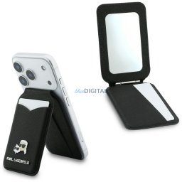 Wallet with mirror Karl Lagerfeld Stand Mirror MagSafe black