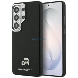 Case Karl Lagerfeld Saffiano KC Metal Logo MagSafe for Samsung Galaxy S26 Ultra black