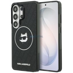 Case Karl Lagerfeld IML Repeated Choupette MagSafe for Samsung Galaxy S26 Ultra black