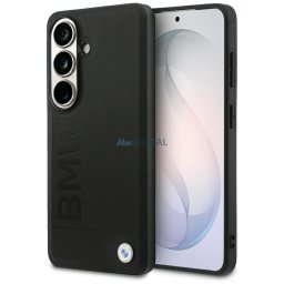 Case BMW Leather Hot Stamp MagSafe for Samsung Galaxy S26 Plus black