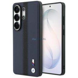 Case BMW Perforated Stripe Logo MagSafe for Samsung Galaxy S26 Ultra navy blue