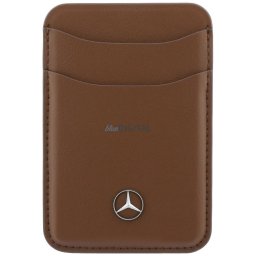 Magnetic Card Wallet Mercedes Leather camel