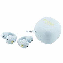 Earphone TWS Guess Script Metal Logo turquoise