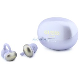OWS Ear-phones Guess Metalic Finish Electropated Parts Classic Logo purple