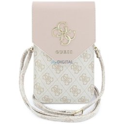 Phone bag Guess Graines 4G & Classic Logos pink