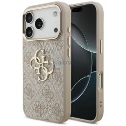 Case Guess 4G Big 4G Classic Logo for iPhone 18 / iPhone 17 Pro pink gold