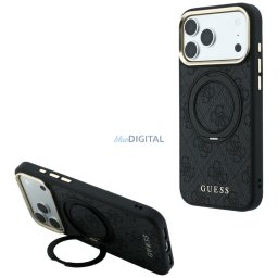 Case Guess Ring Stand 360 4G Classic Logo MagSafe for iPhone 18 Pro / iPhone 17 Pro black