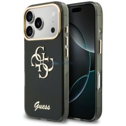 Etui Guess IML 4G Script Metal for iPhone 18 Pro Max / iPhone 17 Pro Max black