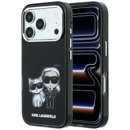 Case Karl Lagerfeld Smooth Karl & Choupette Bodies Sketch MagSafe for iPhone 18 Pro Max/17 Pro Max b