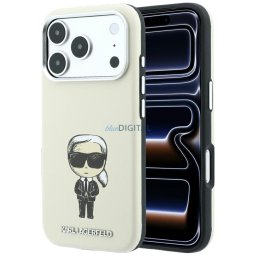 Case Karl Lagerfeld Smooth Ikonik Sketch MagSafe for iPhone 18 Pro Max / 17 Pro Max Beige
