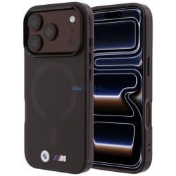 BMW M IML Frosted Metal Logo & Trims MagSafe Case for iPhone 18 Pro Max / 17 Pro Max Burgundy