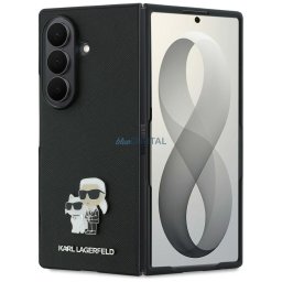 Case Karl Lagerfeld Saffiano Karl&Choupette Pin for Samsung Galaxy Z Fold8 Ultra black