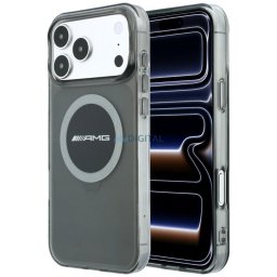 Case AMG IML Transparent Bicolor Block MagSafe for iPhone 18 Pro Max / 17 Pro Max black