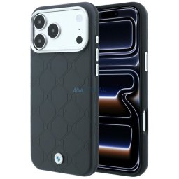 BMW Sign Deboss Quilted Metal Logo MagSafe Case for iPhone 18 Pro Max / 17 Pro Max - Anthracite