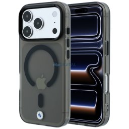 Case BMW Sign Frosted IML & MetaL Logo MagSafe for iPhone 18 Pro Max / 17 Pro Max black