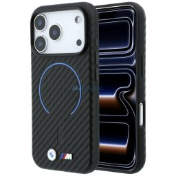 Case BMW M Carbon Printed Ring MagSafe for iPhone 18 Pro / 17 Pro black