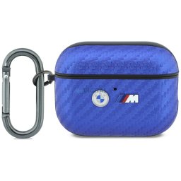 BMW M Carbon Metal Logo Case for AirPods Pro 3 Light Blue