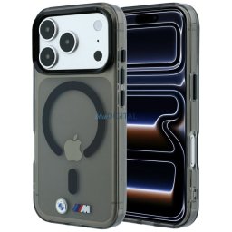 BMW M IML Glossy Metal Logo & Trims MagSafe Case for iPhone 18 Pro / 17 Pro Black