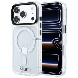 BMW M IML Glossy Metal Logo & Trims MagSafe Case for iPhone 18 Pro / 17 Pro Transparent