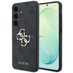 Guess Leather 4G Metal Logo Case for Samsung Galaxy S26 FE Black