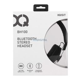 Xqisit headphones stereo Bluetooth BH100 black 19133