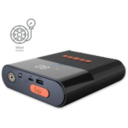 Jump Starter 4smarts PitStop+ 8800mAh Powerbank with compressor and flashlight black