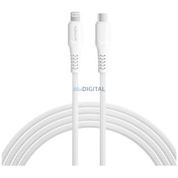 4smarts Lightning to USB-C cable 30W 1.5m white