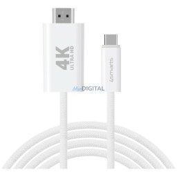 Cabel 4smarts USB-C do HDMI 2m white