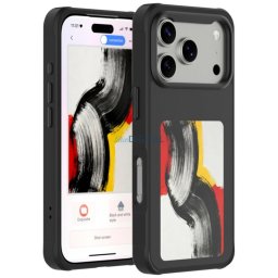 Case E-Ink 4smarts with NFC display Qi2 for iPhone 17 Pro black