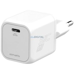 Wall charger 4smarts PDPlug SiC 65W USB-C white