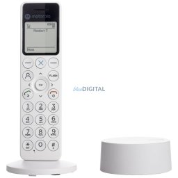 Cordless landline phone Motorola DOT411 white