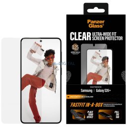Tempered glass PanzerGlass Ultra-Wide Fit FastFit for Samsung Galaxy S26+