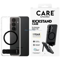Case CARE by PanzerGlass Urban Explorer Transparent w. Black Qi for Samsung Galaxy S26 transparent