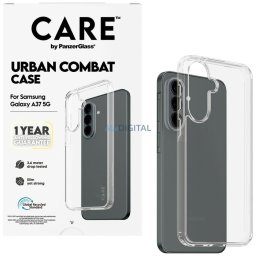 Case CARE by PanzerGlass Flagship Urban Combat for Samsung Galaxy A37 5G transparent