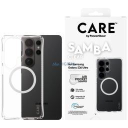 Case CARE by PanzerGlass Samba Transparent Qi for Samsung Galaxy S26 Ultra transparent