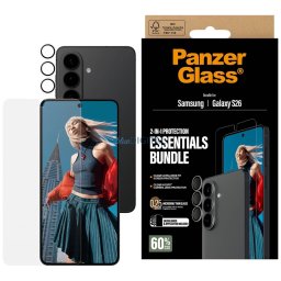 **PanzerGlass Hoops 2in1 Ultra-Wide Fit Glass + Lens Protection Set for Samsung Galaxy S26**