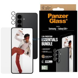 PanzerGlass Hoops 2-in-1 Ultra-Wide Fit Glass + Lens Protection Set for Samsung Galaxy S26+ Brown