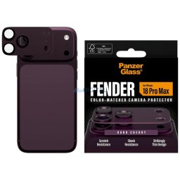 PanzerGlass Fender Camera Protector tempered glass lens protector for iPhone 18 Pro Max cherry