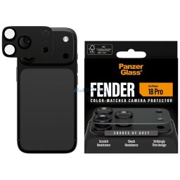 PanzerGlass Fender Camera Protector tempered glass lens protector for iPhone 18 Pro grey