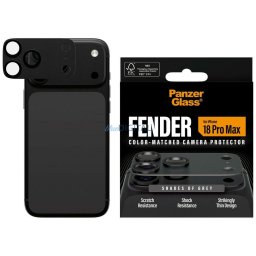 PanzerGlass Fender Camera Protector tempered glass lens protector for iPhone 18 Pro Max gray